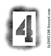 free art print of stencil letters in spray paint freeart fa3885278