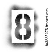 free art print of stencil letters in spray paint freeart fa3885278