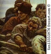 1906 Oil On Canvas The Russian Museum Art Print - Stepan Razin. Detail