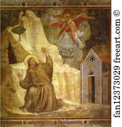 Church Of Santa Croce Art Print - Stigmatization