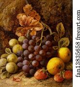  Art Print - Still Life Of Fruit