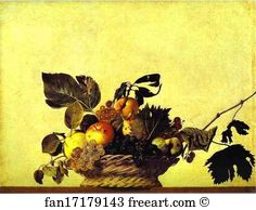 Ambrosiana Art Print - Still Life With A Basket Of Fruit