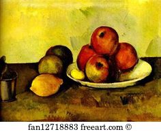 Nature Art Print - Still-Life With Apples (Nature Morte. Les Pommes)