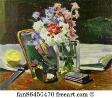 Still Life With Flowers Art Print - Still Life With Flowers
