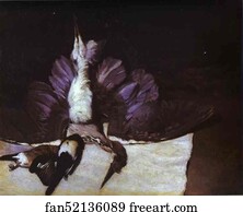 Montpellier Art Print - Still Life With Heron