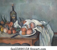 One Art Print - Still Life With Onions