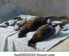 Pheasants Art Print - Still Life With Pheasants And Plovers