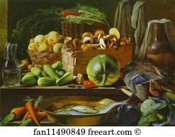 Ivan Khrutsky Art Print - Still-Life