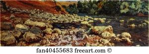 Stones Art Print - Stones On A River Shore