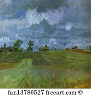 1897 Oil On Canvas The Tretyakov Gallery Art Print - Stormy Day