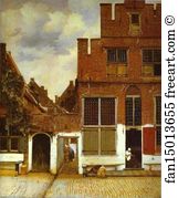 1657 Art Print - Street In Delfi