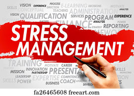 Free art print of Stress Management apple word cloud. Stress Management ...