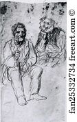9 Art Print - Studies Of Figures