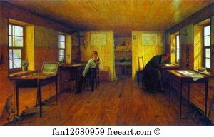 1828 Oil On Canvas The Russian Museum Art Print - Studio Of The Artists N. And G. Tchernetsovs