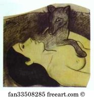 Blocks Art Print - Study For La Perte De Pucelage (The Loss Of Virginity)