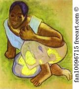 Married Art Print - Study For "when Will You Marry? "