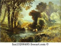 1860s Art Print - Summer Landscape