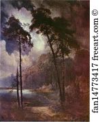 1883 Oil On Canvas Private Collection Art Print - Summer Night