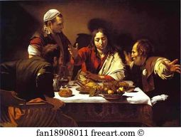 Supper Art Print - Supper At Emmaus