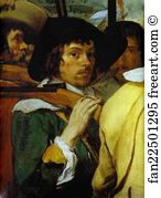 1634 35 Oil On Canvas Museo Del Prado Art Print - Surrender Of Breda (Las Lanzas). Detail