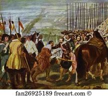 Lanzas Art Print - Surrender Of Breda (Las Lanzas)