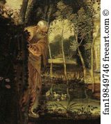 Susannah Art Print - Susannah And The Elders. Detail