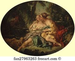 Cures Art Print - Sylvia Cures Phyllis Of A Bee-Sting
