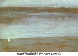 Thames Art Print - Symphony In Gray: Early Morning Thames