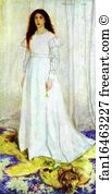 Symphony In White Art Print - Symphony In White No. 1: The White Girl