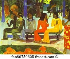 Not Art Print - Ta Matete (We Shall Not Go To Market Today)
