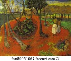 Tahitian Art Print - Tahitian Idyll