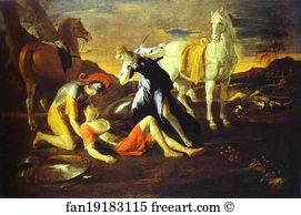 1630s Art Print - Tancred And Erminia
