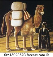 Driving Art Print - Tatar - Camel Driver