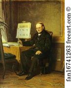 Drawing Art Print - Teacher Of Drawing