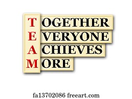 Free art print of Acronym of TEAM. Acronym of TEAM for Together ...