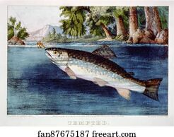 Currier Ives Art Print - Tempted