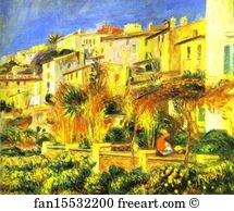 Cagnes Art Print - Terrace At Cagnes