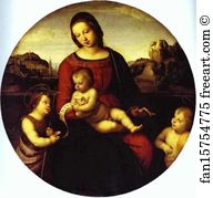 Museen Art Print - Terranuova Madonna