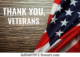 Free art print of Text thank you veterans in a chalkboard and the flag ...