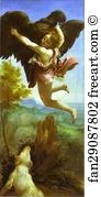 Ganymede Art Print - The Abduction Of Ganymede
