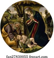 The Adoration Of The Child Art Print - The Adoration Of The Christ Child