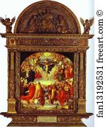 Holy Trinity Art Print - The Adoration Of The Holy Trinity
