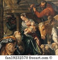 320 Art Print - The Adoration Of The Kings. Detail