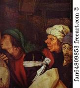 1564 Oil On Panel National Gallery Art Print - The Adoration Of The Kings. Detail