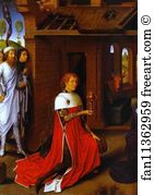 The Adoration Of The Magi Detail Art Print - The Adoration Of The Magi. Detail