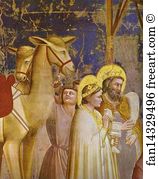 The Adoration Of The Magi Detail Art Print - The Adoration Of The Magi. Detail