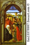 Dieric Bouts The Elder Art Print - The Adoration Of The Magi