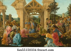 Adoration Art Print - The Adoration Of The Magi