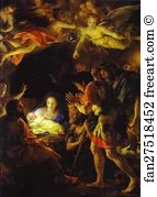 The Shepherds Art Print - The Adoration Of The Shepherds
