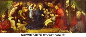 The Adoration Of The Shepherds Art Print - The Adoration Of The Shepherds